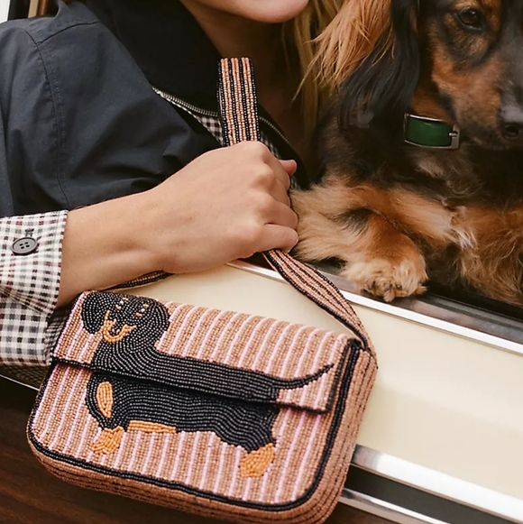 Anthropologie The Fiona Beaded Bag (Dachshund) - Picture 9 of 9